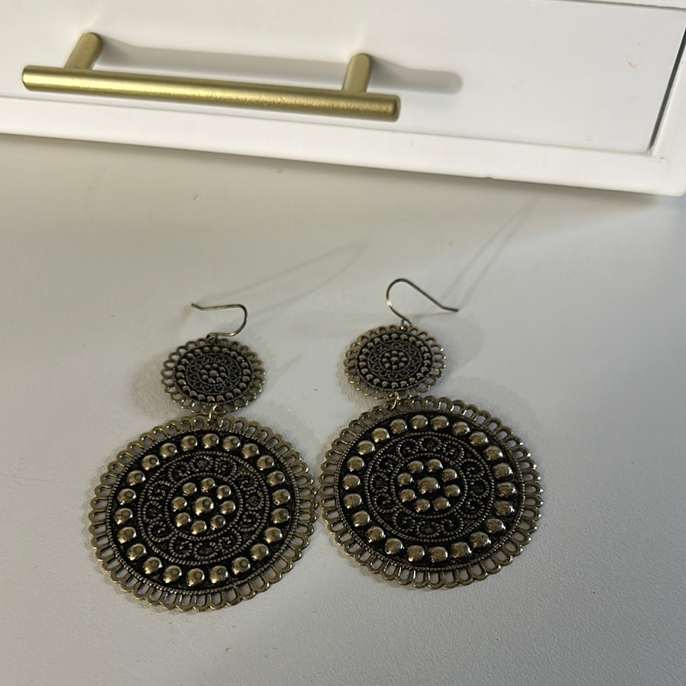 Elegant Gold-Toned Earrings
